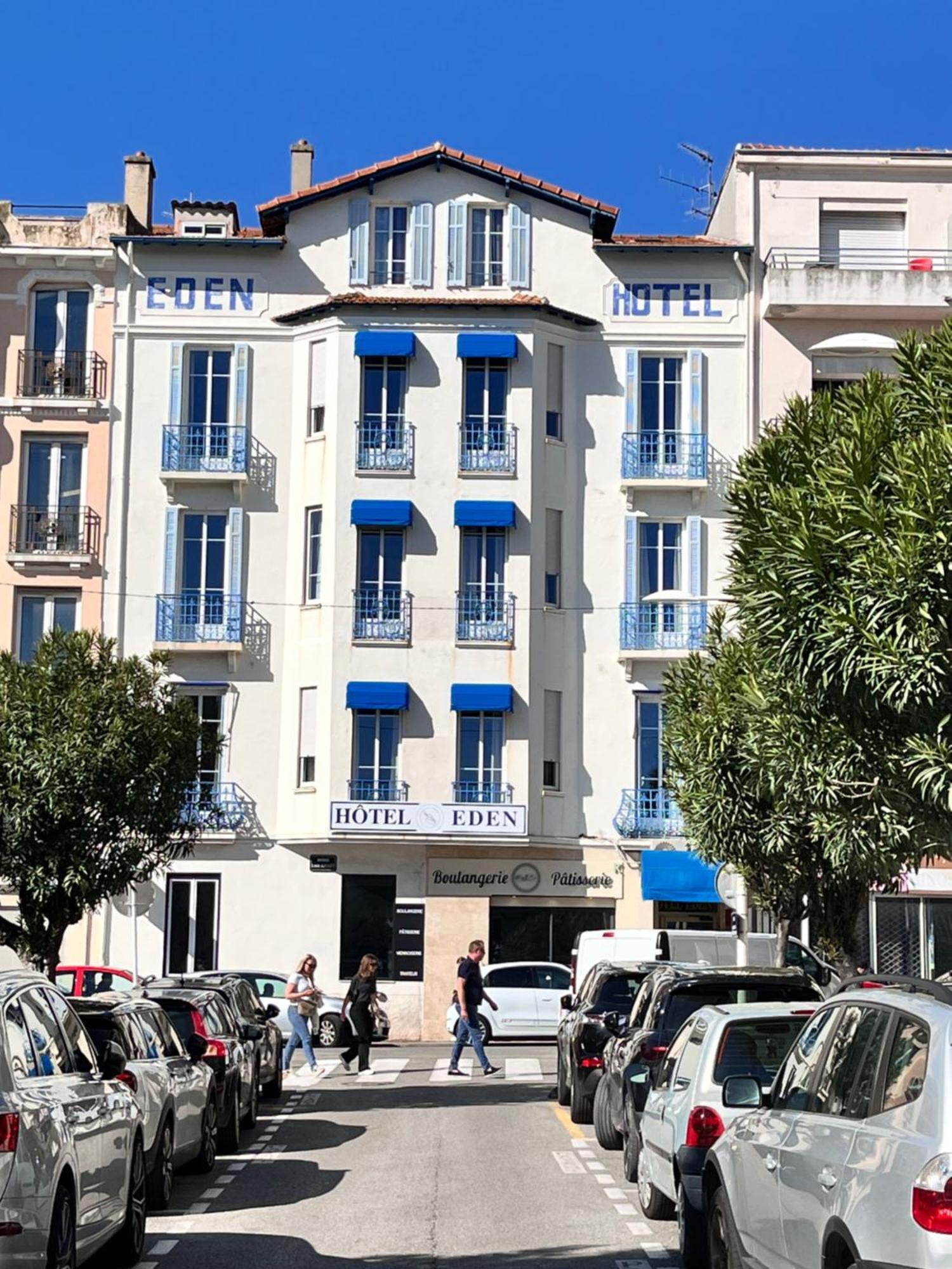 Hotel Eden - La Baigneuse Juan-les-Pins Ngoại thất bức ảnh